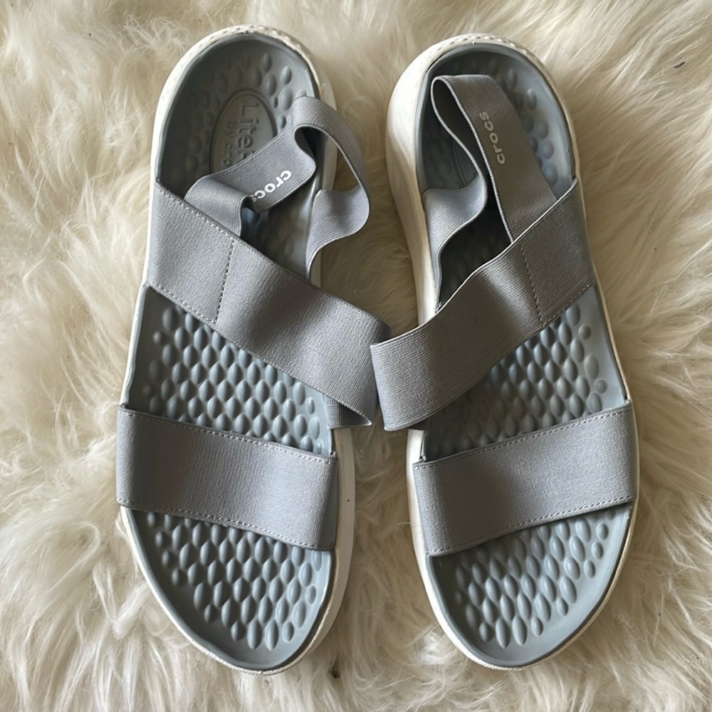 CROCS Strappy Slingback Stretch Comfort Sandals